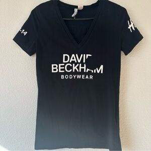 David Beckham Bodywear Black T-Shirt‎ by H&M Medium
